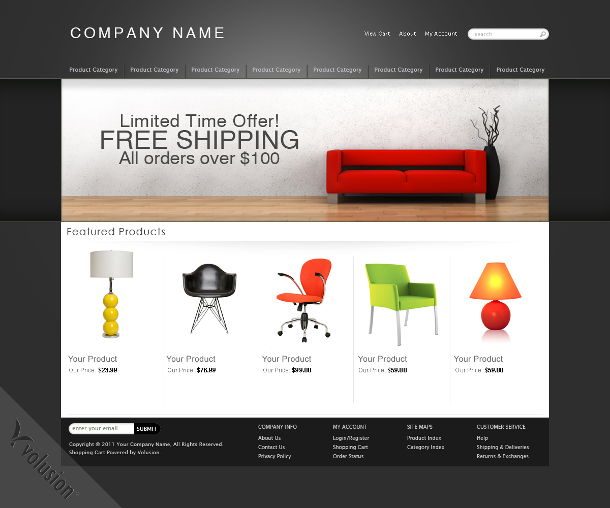 Free Templates Of E-Commerce Websites